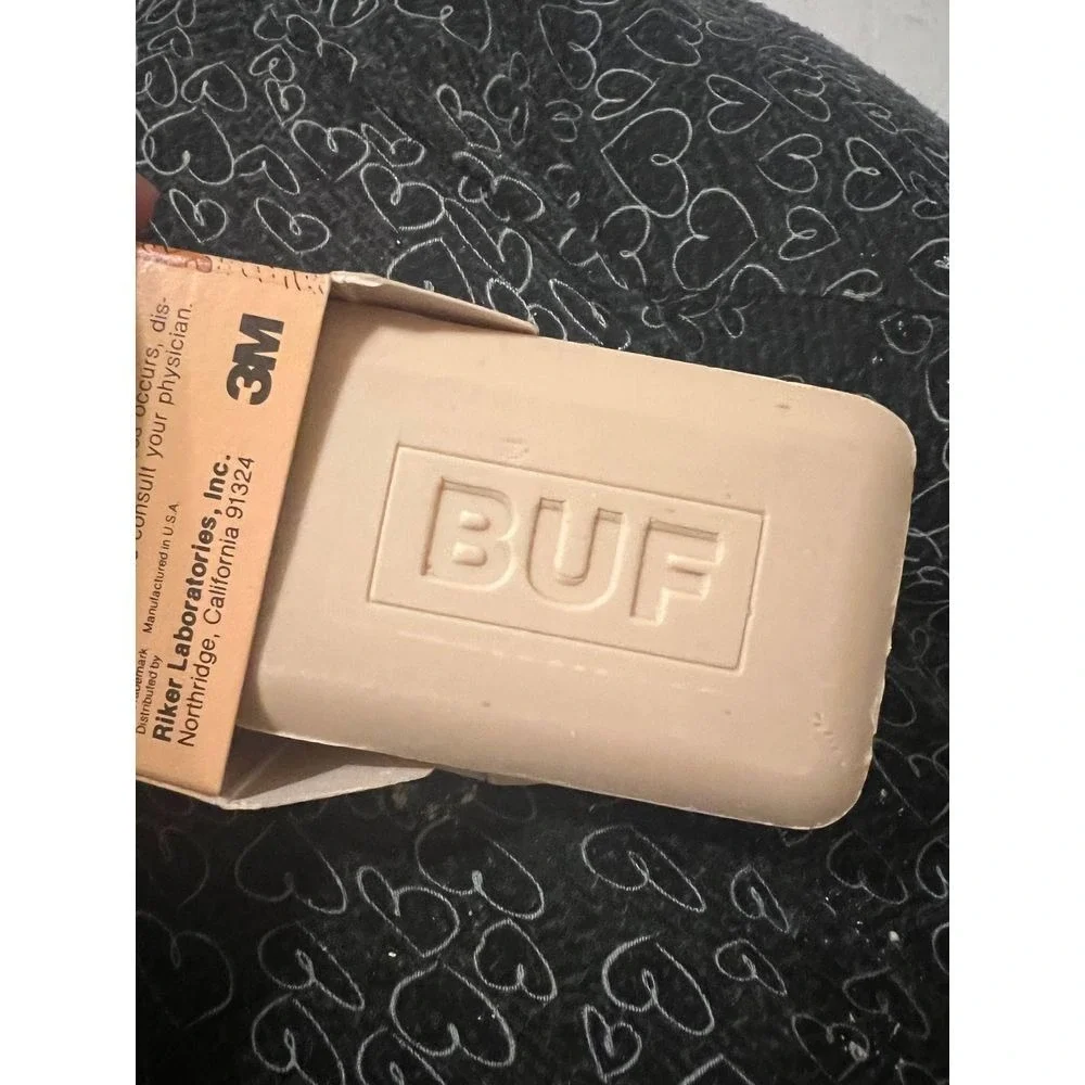 Lot Of 2 BRAND NEW Vintage BUF Acne Cleansing Bar Soap 3.5 oz Acne Cleansing NOS